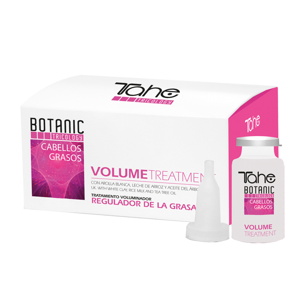 Сыворотка для объема волос Tahe Botanic Tricology Cabellos Grasos Volume Treatment 6*10 мл