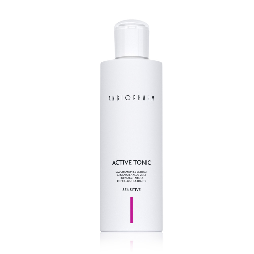 Тоник активный для чувствительной кожи ANGIOPHARM Active Tonic 400 мл