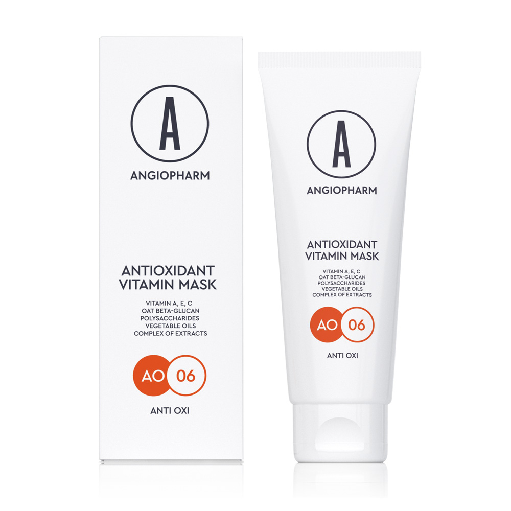Маска антиоксидантная с витаминами А, Е, С ANGIOPHARM Antioxidant Vitamin mask