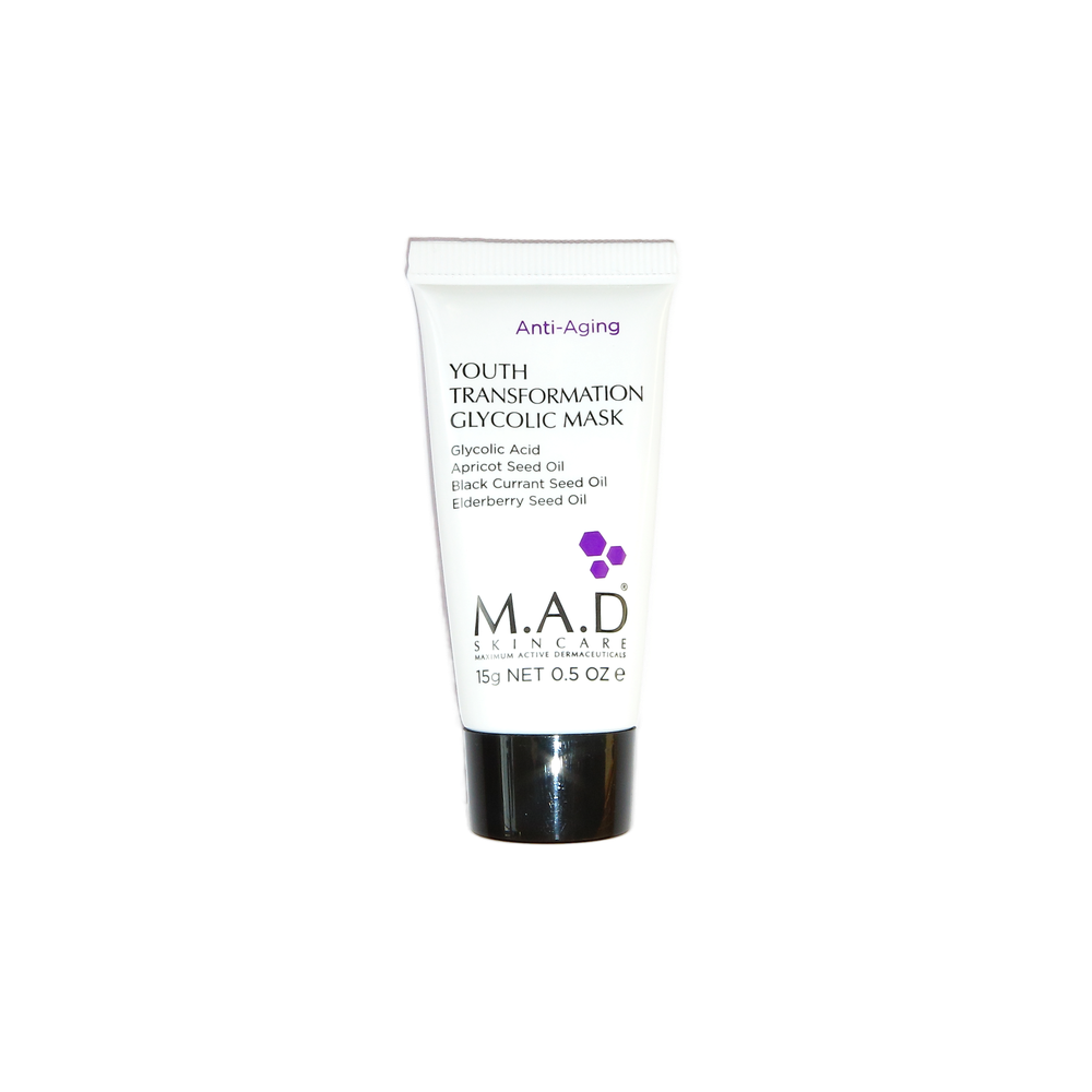 Маска омолаживающая с гликолевой кислотой M.A.D Youth Transformation Glycolic Mask (промо) 
