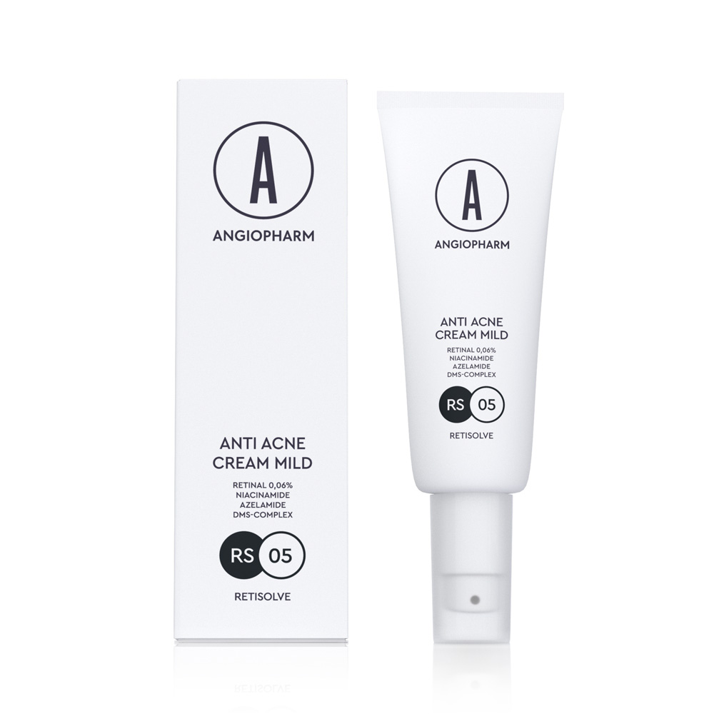 Крем для для проблемной кожи с ретиналем MILD ANGIOPHARM ANTI ACNE CREAM MILD