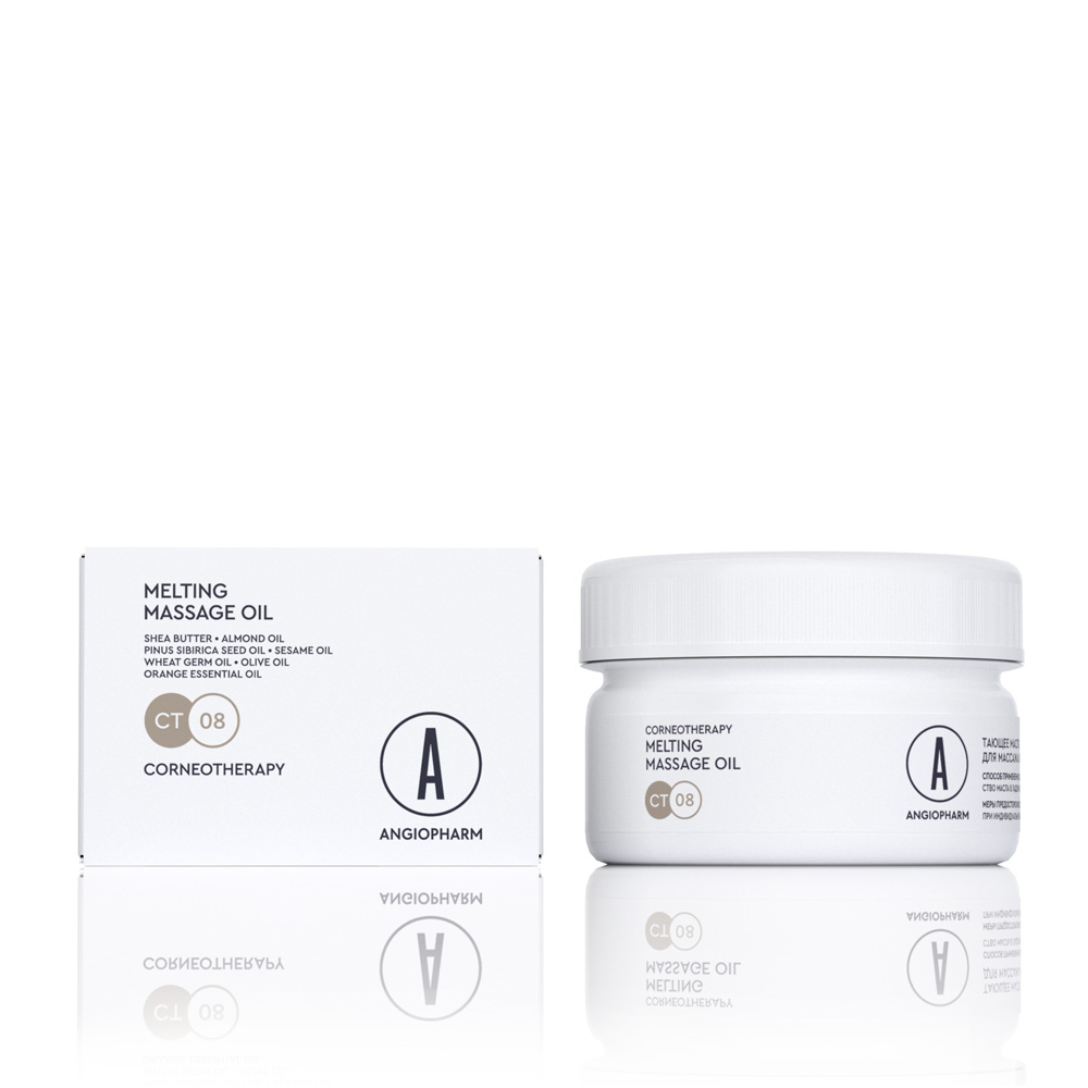 Масло тающее для массажа лица ANGIOPHARM MELTING MASSAGE OIL