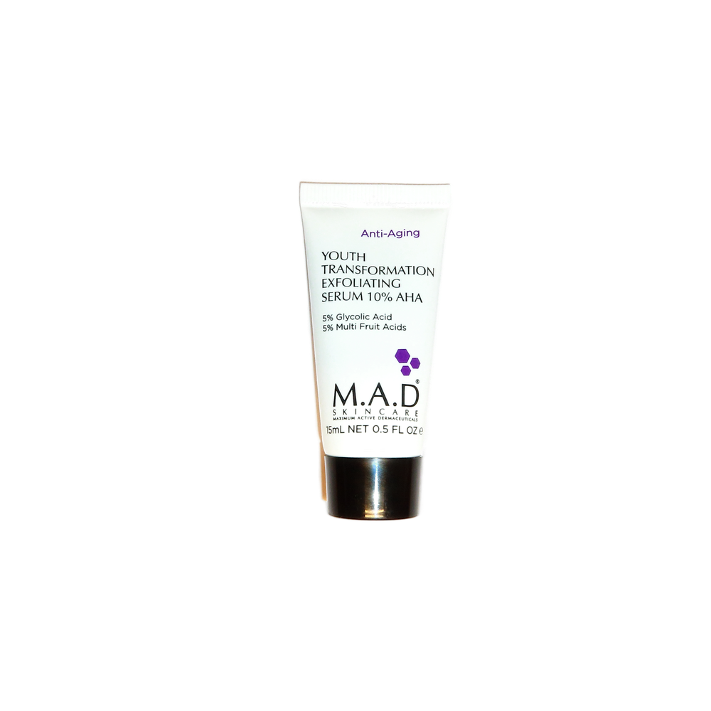 Сыворотка с 10% AHA кислотами M.A.D Youth Transformation Exfoliating Serum 10% AHA (промо)
