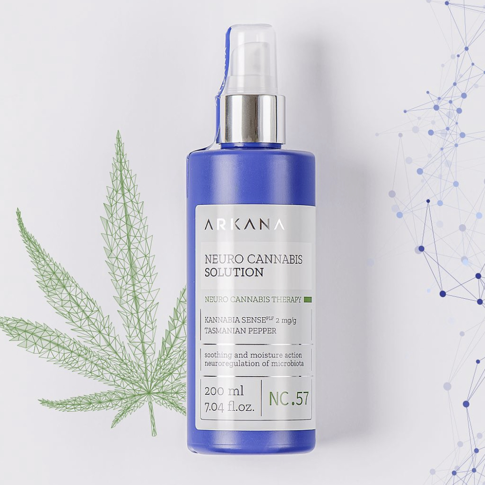 Тоник мягкий дермокосметический со стволовыми клетками конопли ARKANA Neuro Cannabis Solution