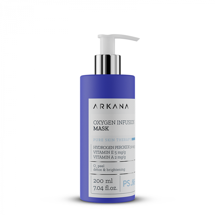 Маска, глубоко очищающая кожу и насыщающая её кислородом ARKANA Oxygen Infusion Mask
