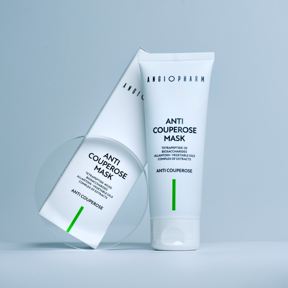 Маска успокаивающая антикуперозная ANGIOPHARM Anti Couperose Mask 75 мл