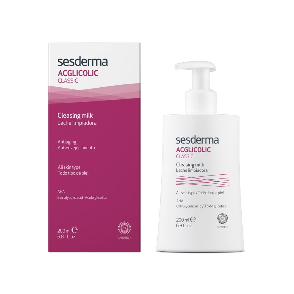 Молочко очищающее с гликолевой кислотой Sesderma ACGLICOLIC CLASSIC Cleansing milk