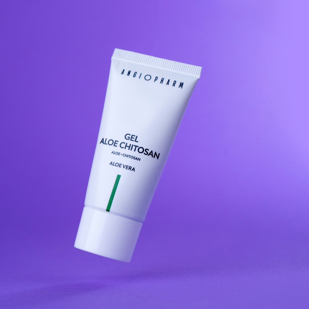 Гель алоэ-хитозан ANGIOPHARM Gel Aloe Chitosan 150 мл