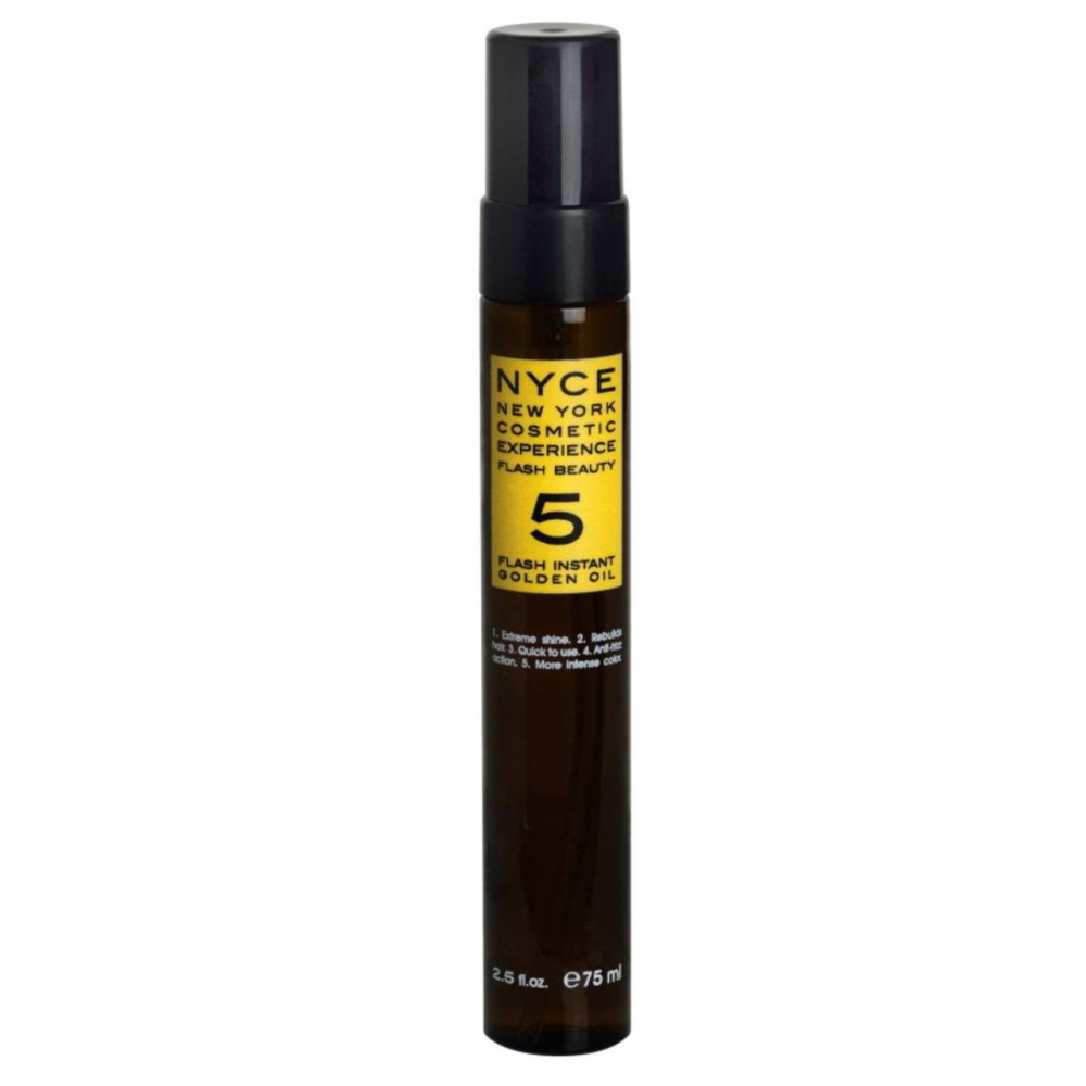 Масло для волос «Золотая вуаль» NYCE Flash Beauty 5 Flash Instant Golden Oil