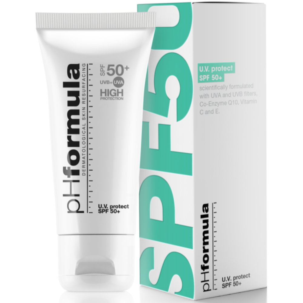 Крем солнцезащитный UVA-UVB SPF 50+ pHformula U.V. protect SPF 50+