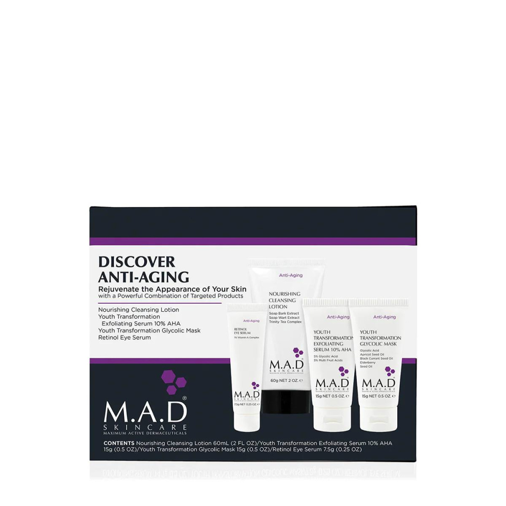 Набор дорожный препаратов для омоложения кожи M.A.D Anti Aging Discover Kit