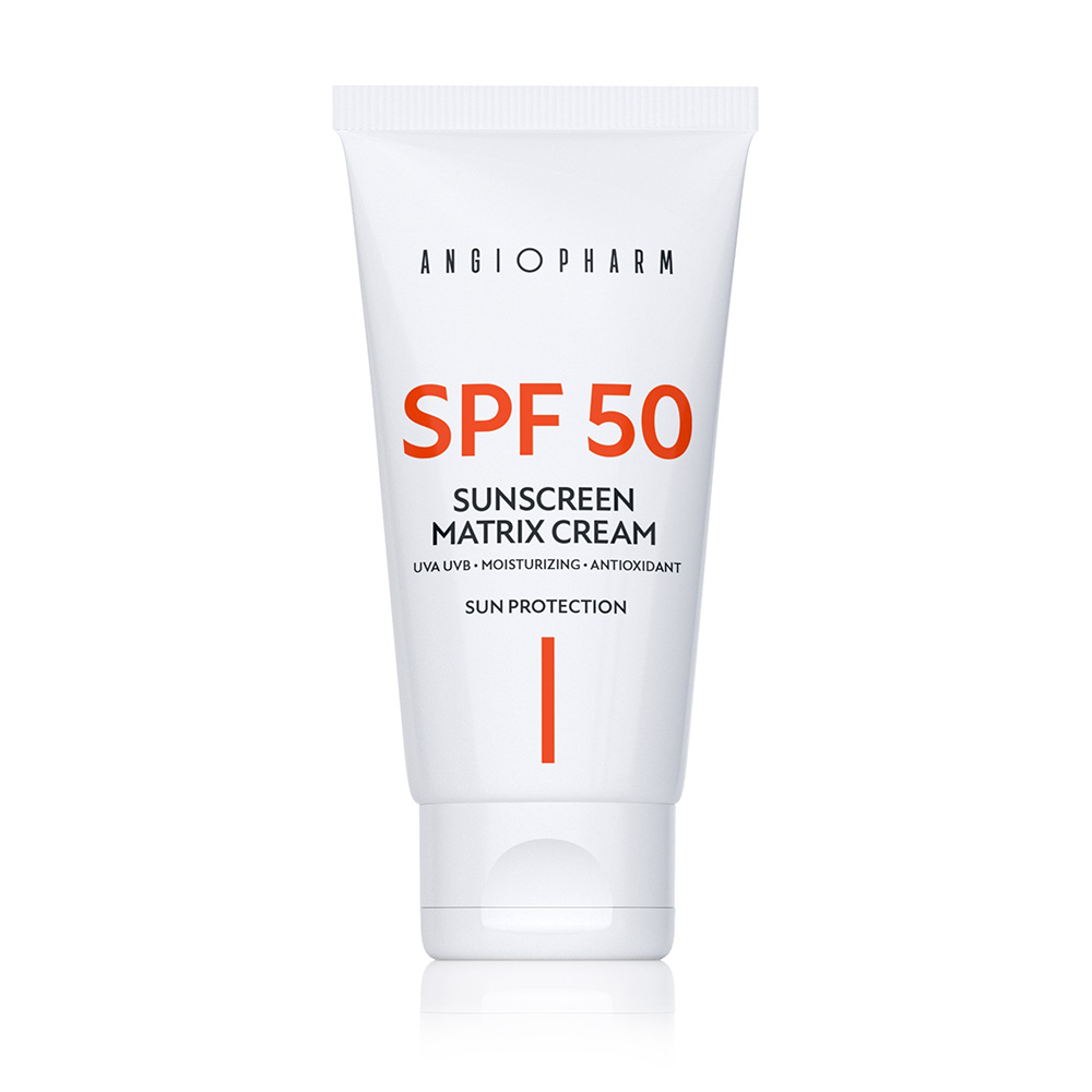 Крем солнцезащитный SPF50 IV ANGIOPHARM Sunscreen Matrix Cream SPF 50