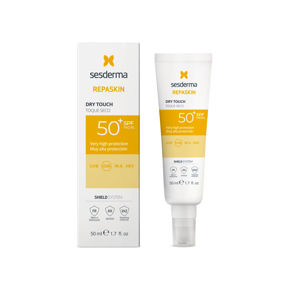 Средство СЗФ 50 с матовым эффектом для лица Sesderma REPASKIN DRY TOUCH Facial sunscreen SPF 50