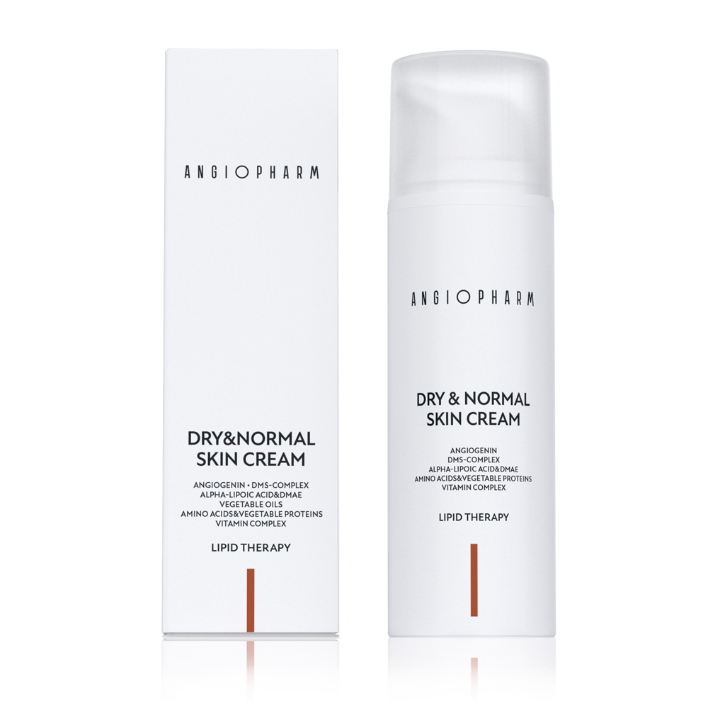 Крем для сухой и нормальной кожи ANGIOPHARM DRY&NORMAL SKIN CREAM