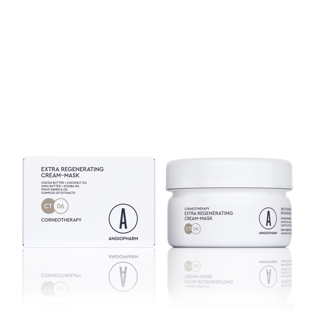 Крем-маска экстраобогащенная регенерирующая ANGIOPHARM Extra Regenerating Cream-Mask 75 мл