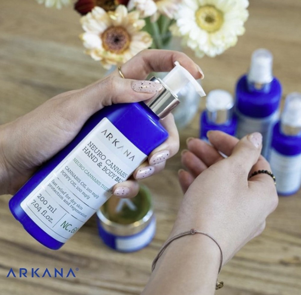 Нейробальзам со стволовыми клетками конопли для рук и для тела Neuro Cannabis Hand & Body Balm