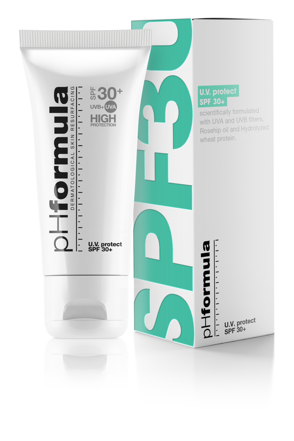 Крем солнцезащитный UVA-UVB SPF 30+ pHformula U.V. protect SPF 30+