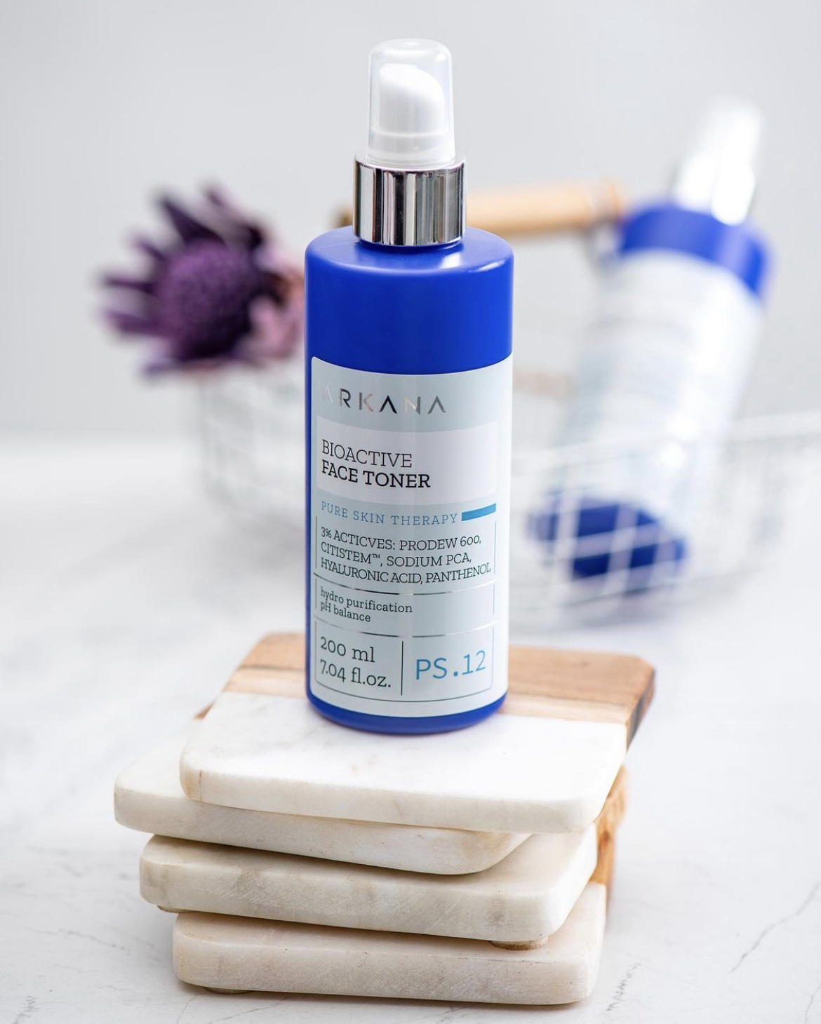 Тонер биоактивный для лица с гиалуроновой кислотой ARKANA Bioactive Face Toner 200 мл