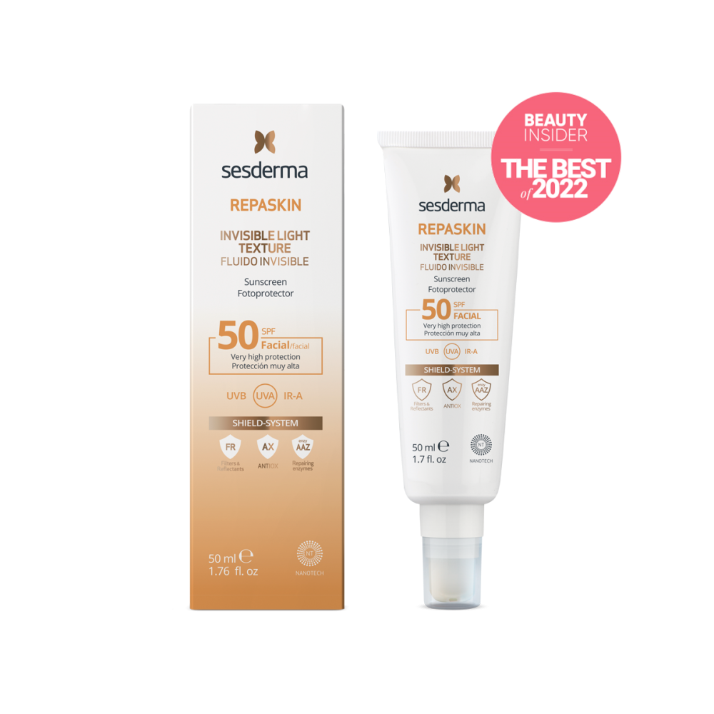 Средство СЗФ 50 сверхлегкое Sesderma REPASKIN INVISIBLE LIGHT TEXTURE Facial sunscreen SPF50