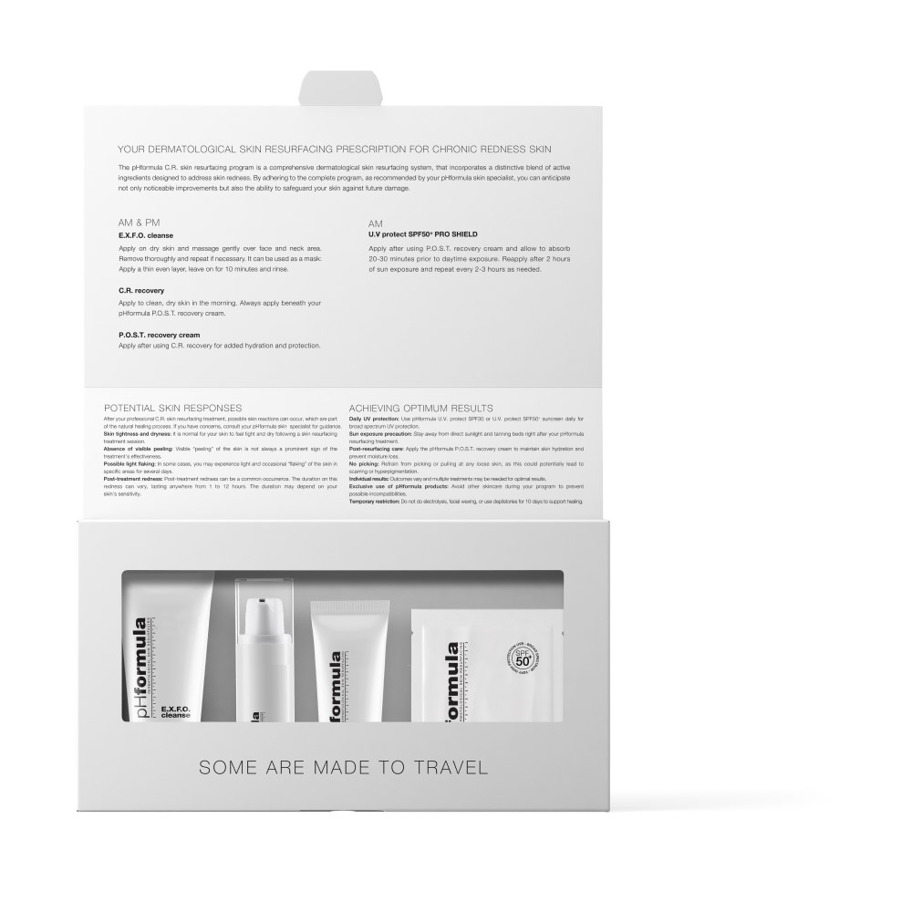 Набор дорожный для чувствительной кожи pHformula C.R. resurfacing TRAVEL KIT