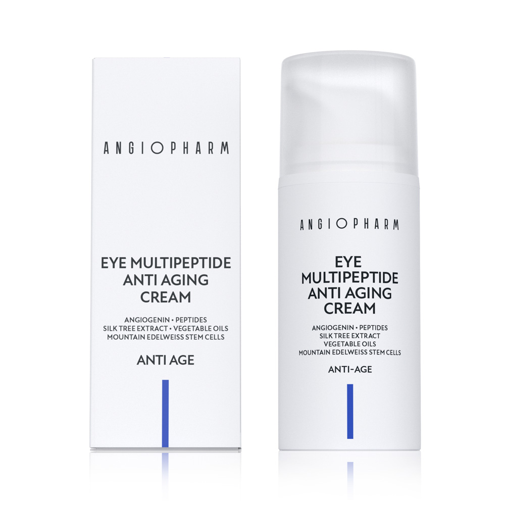 Крем для глаз мультипептидный омолаживающий ANGIOPHARM Eye Multipeptide Anti Aging Cream 30 мл