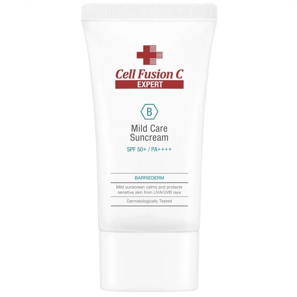 Крем солнцезащитный с церамидами Cell Fusion C Mild Care Suncream SPF50+ PA++++ 50 мл