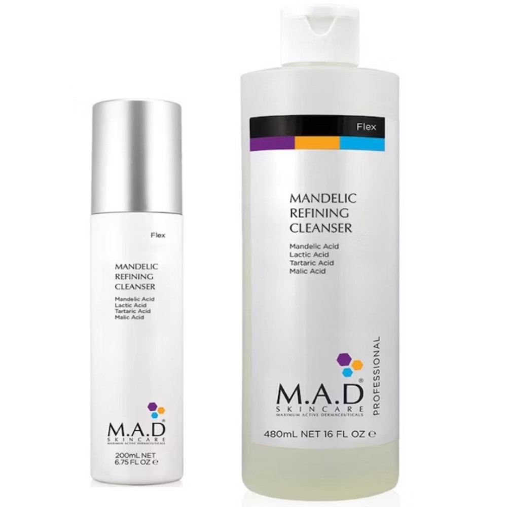 Гель очищающий с миндальной кислотой для глубокого увлажнения M.A.D Mandelic Refining Cleanser 200мл