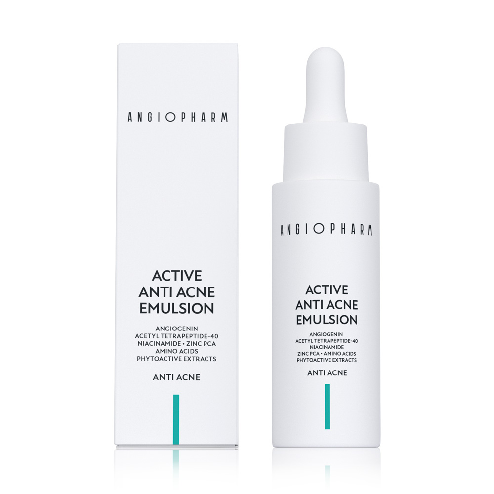 Эмульсия активная для проблемной кожи ANGIOPHARM Active Anti Acne Emulsion