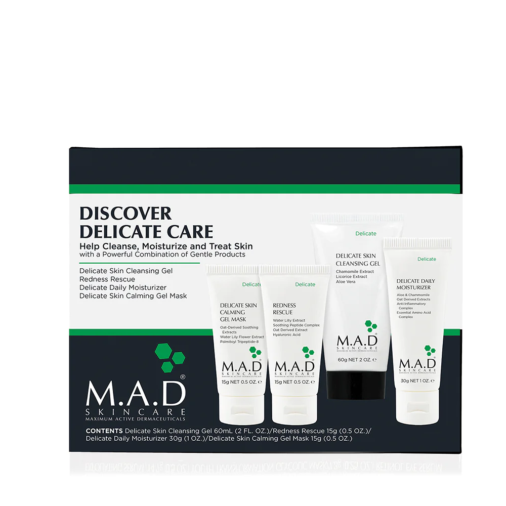 Набор дорожный препаратов для чувствительной кожи M.A.D Delicate Discovery Kit