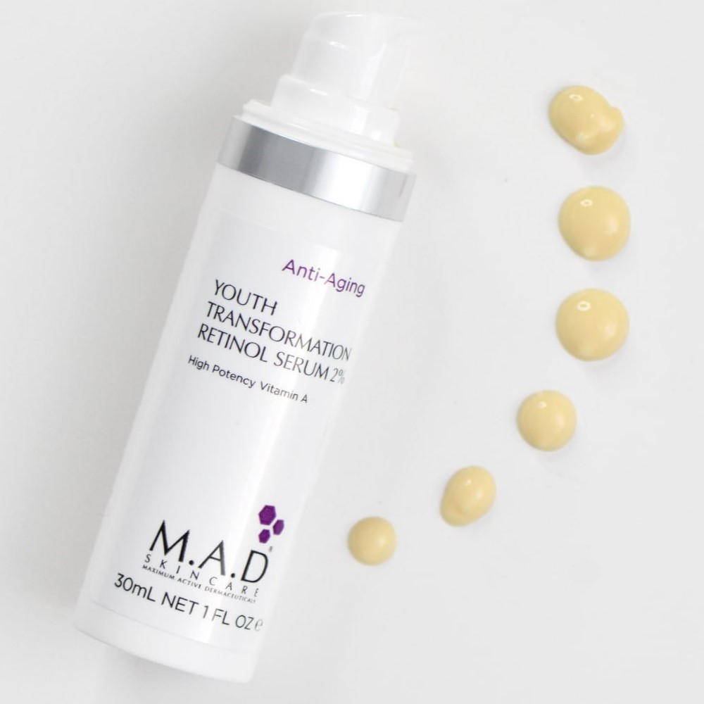 Сыворотка омолаживающая с 2% ретинолом M.A.D Youth Transformation Retinol Serum 2% 30 мл
