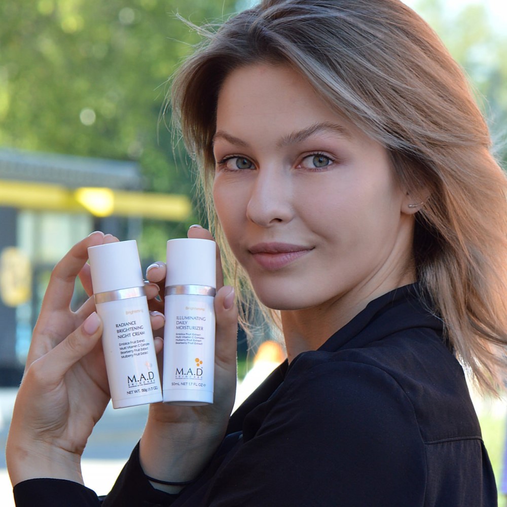 Крем ночной восстанавливающий выравнивающий тон кожи M.A.D Radiance Brightening Night Cream