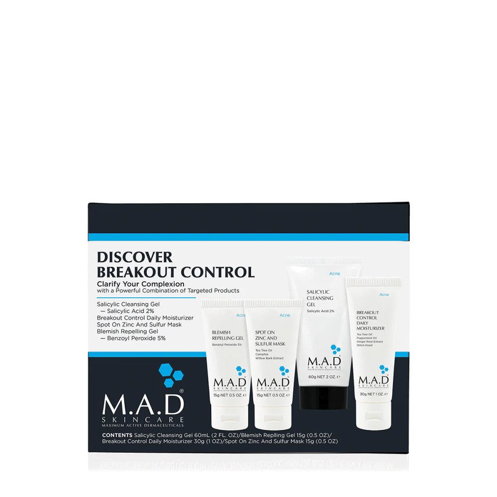 Набор дорожный препаратов для жирной, комбинированной и кожи с АКНЕ M.A.D Acne Discovery Kit