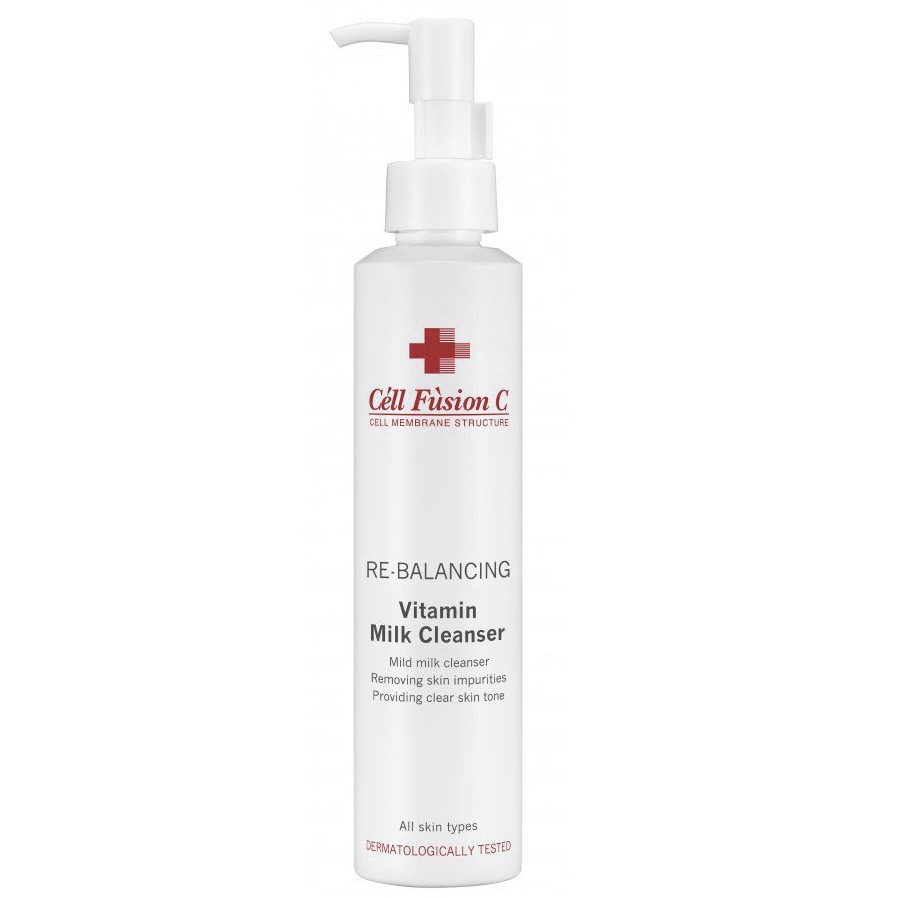 Молочко витаминизированное для любого типа кожи Cell Fusion Vitamin Milk Cleanser 180 мл