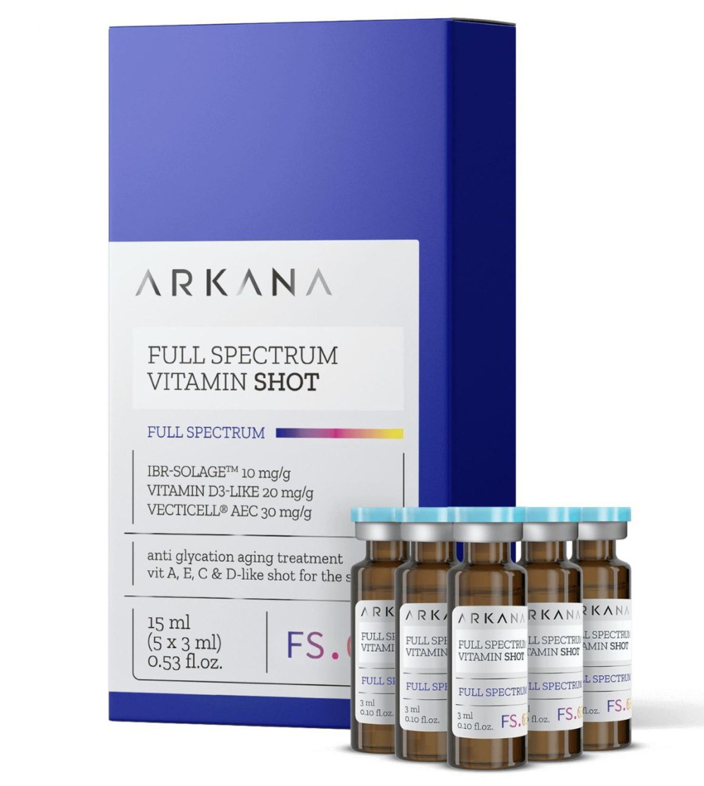 Витаминный коктейль для лица комплексного действия ARKANA Full Spectrum Vitamin Shot