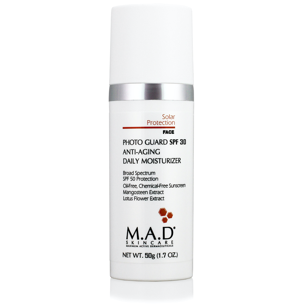 Крем-защита омолаживающий под макияж с SPF 30 M.A.D Photo Guard SPF 30 Anti Aging Daily Moisturizer