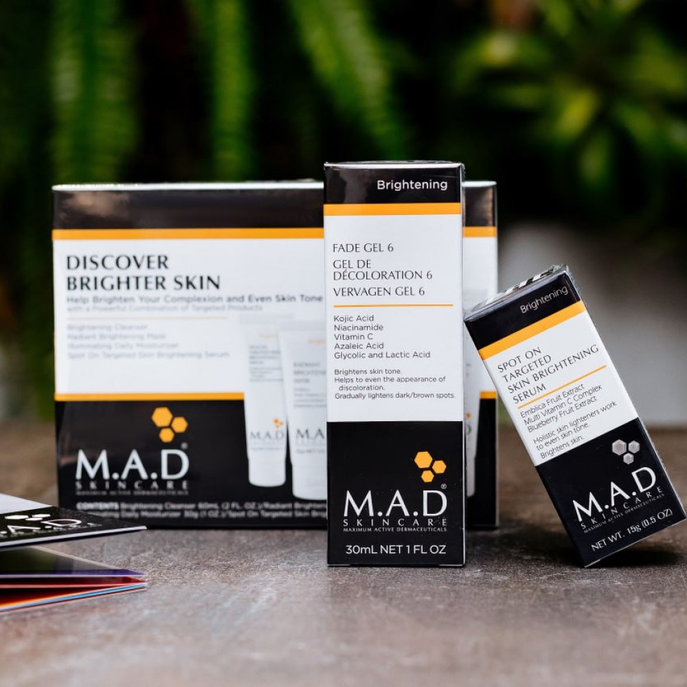Набор дорожный препаратов для осветления кожи M.A.D Brightening Discover Kit 