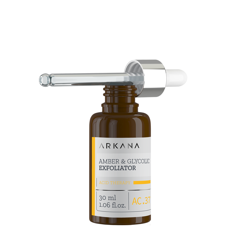 Пилинг с янтарной и гликолевой кислотой ARKANA Amber&Glycolic Exfoliator