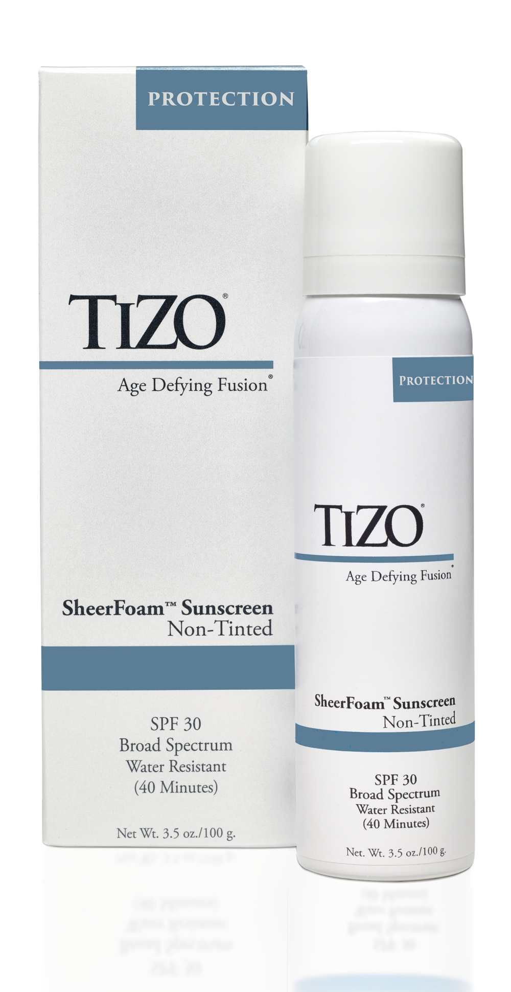 Спрей солнцезащитный для лица и тела TiZO SheerFoam Sunscreen SPF 30 Non-Tinted 100 гр