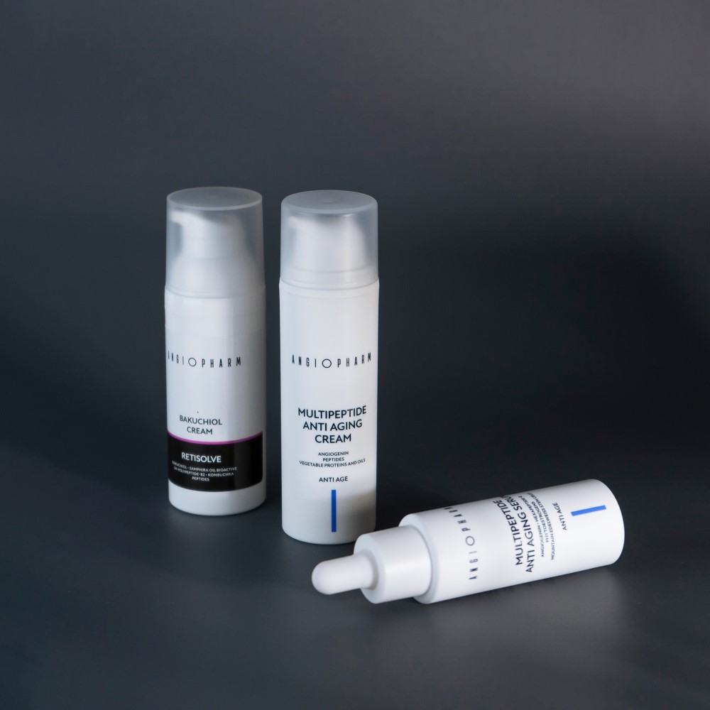 Крем мультипептидный омолаживающий ANGIOPHARM Multipeptide Anti Aging Cream 50 мл