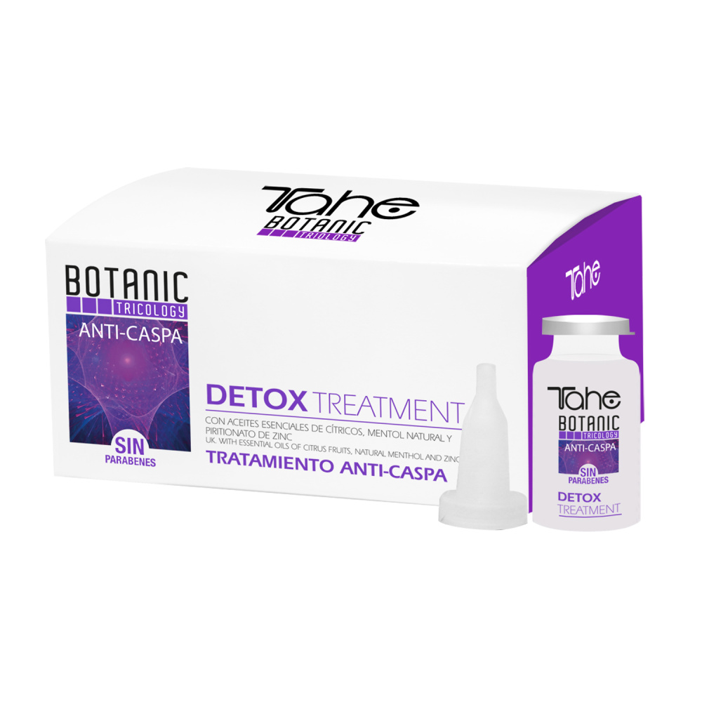 Сыворотка против перхоти Tahe Botanic Tricology Detox Treatment 5*10 мл