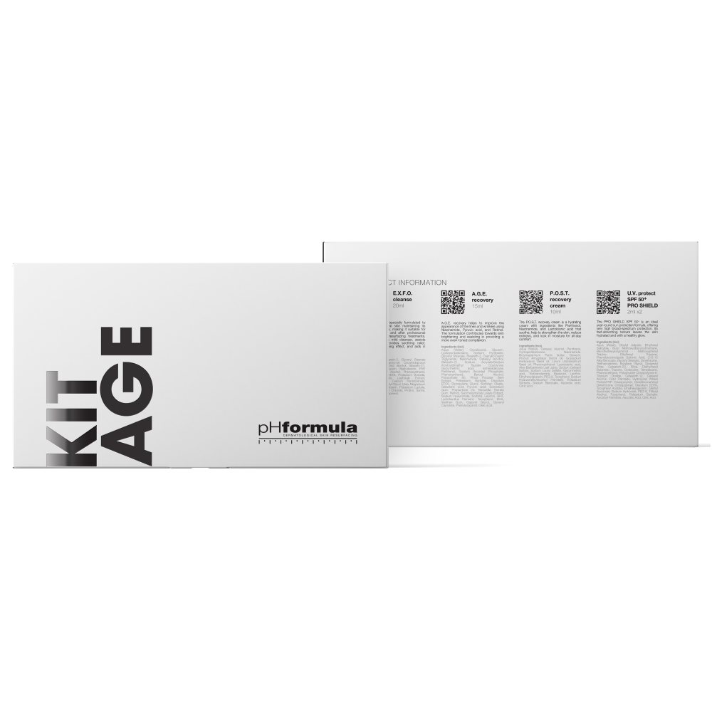 Набор дорожный для кожи с возрастными изменениями pHformula A.G.E. resurfacing TRAVEL KIT