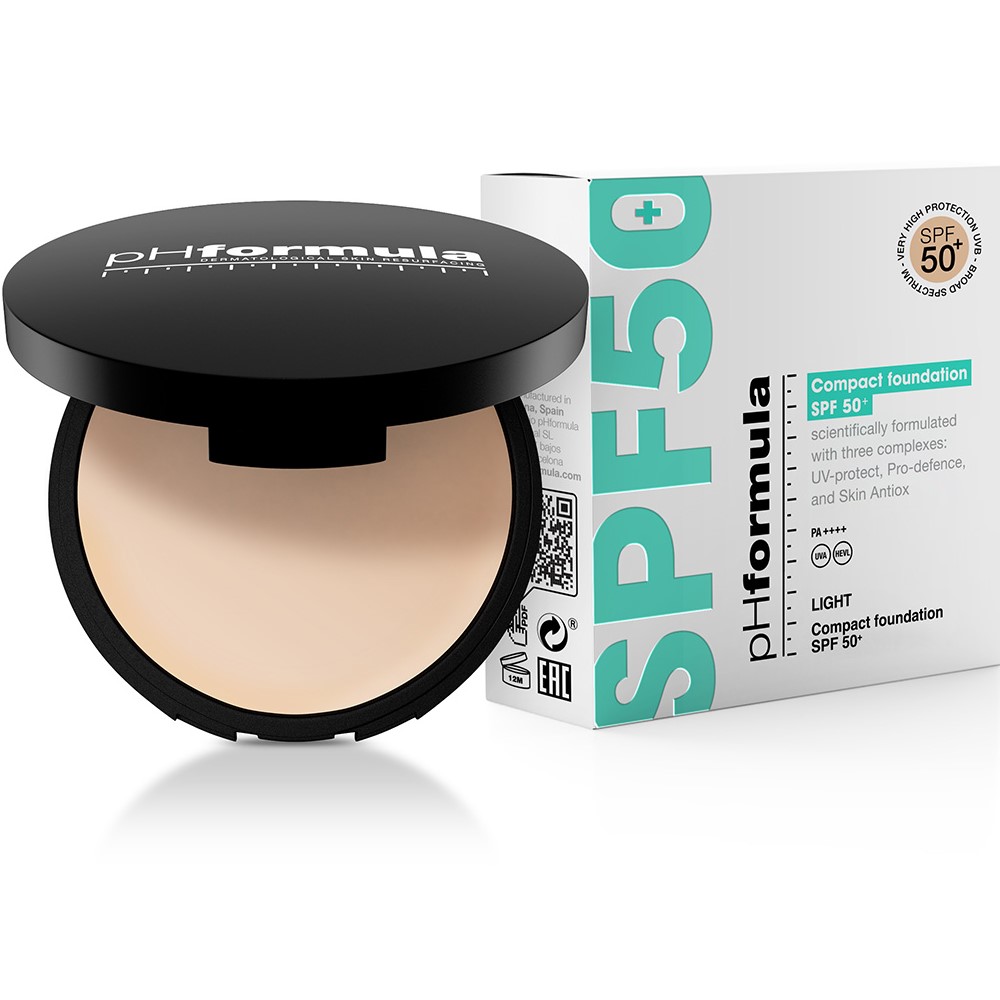 Тональная основа (светлый тон) Compact foundation SPF50+light