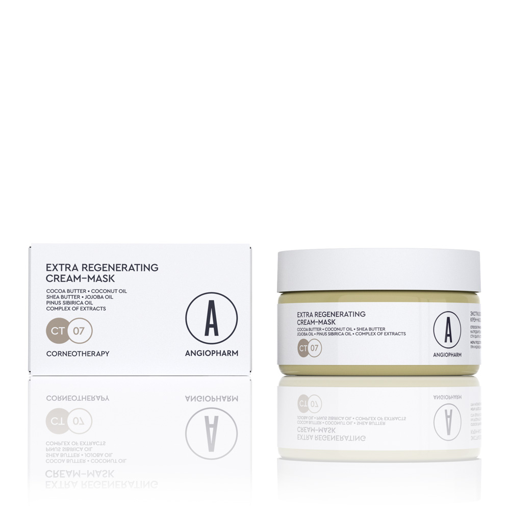 Крем-маска экстраобогащенная регенерирующая ANGIOPHARM Extra Regenerating Cream-Mask 200 мл