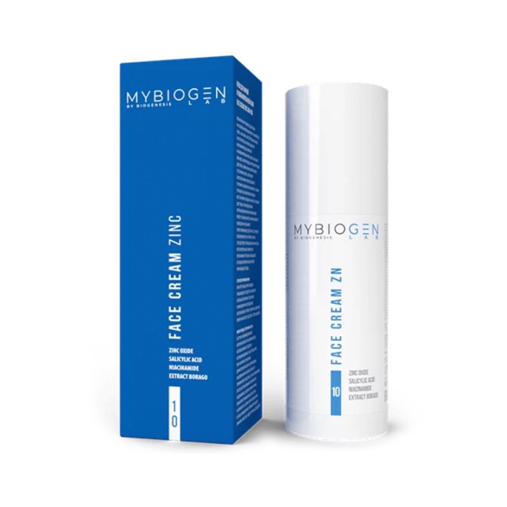 Крем для жирной и комбинированной кожи ZINC MYBIOGEN Face Cream 10 ZINC