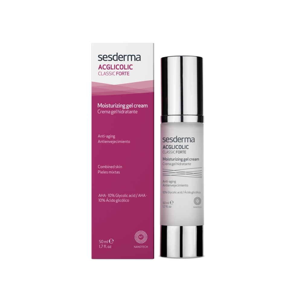 Крем-гель увлажняющий с гликолевой кислотой Sesderma ACGLICOLIC CLASSIC FORTE Moisturizing gel cream