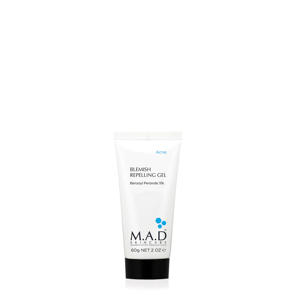 Гель для ухода за кожей с АКНЕ с 5% бензоил пероксида M.A.D Blemish Repelling Gel 5% BPO