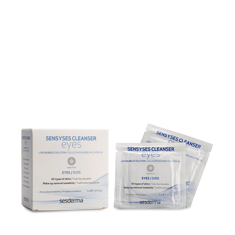 Салфетки для снятия макияжа с глаз SESDERMA SENSYSES CLEANSER Eyes