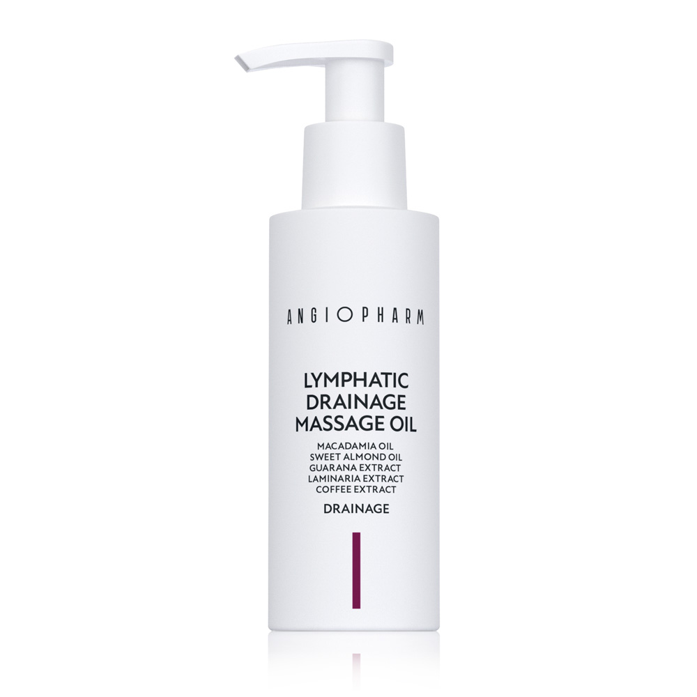 Масло лимфодренажное массажное для лица ANGIOPHARM Lymphatic Drainage Massage Oil