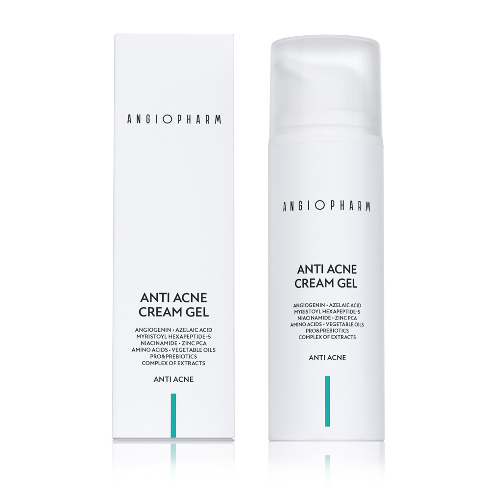 Крем-гель для проблемной кожи ANGIOPHARM Anti Acne Cream Gel 50 мл