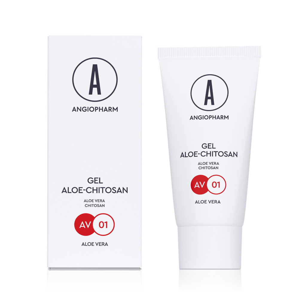 Гель алоэ-хитозан ANGIOPHARM Gel Aloe Chitosan 30 мл
